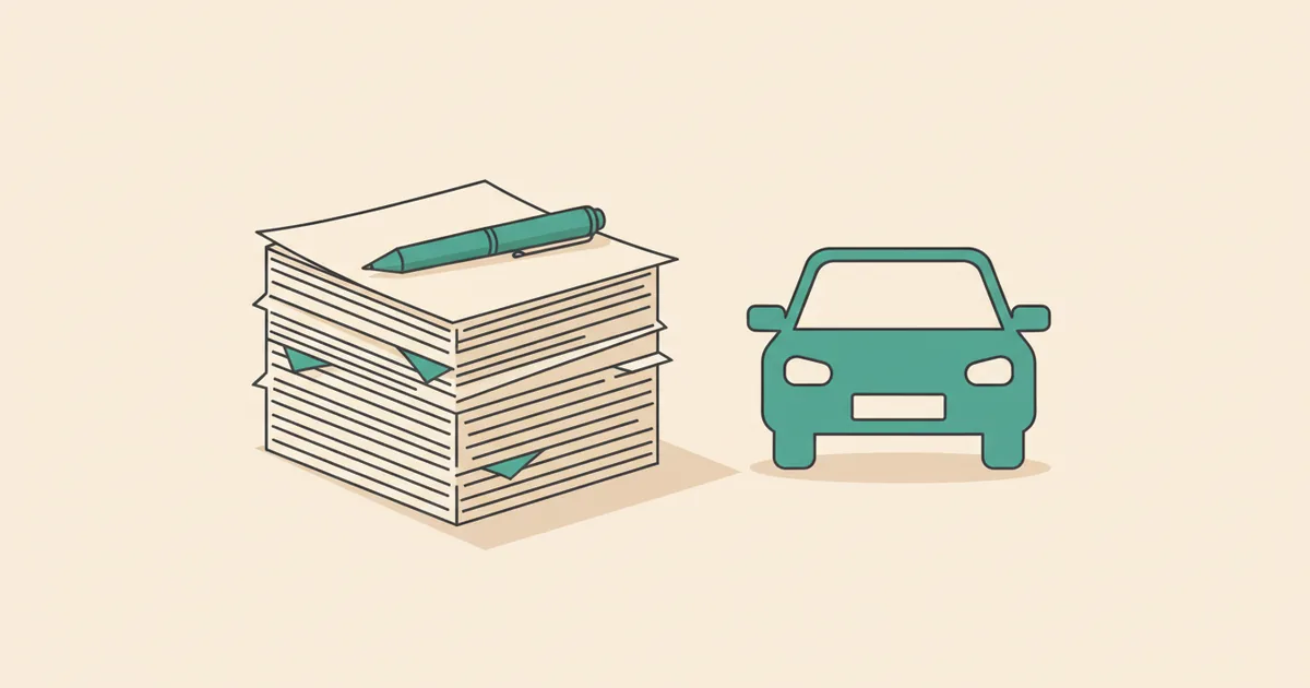 Documentos para comprar un coche de segunda mano