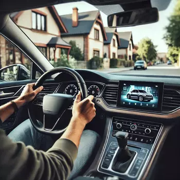 Prueba de conducción de un coche usado